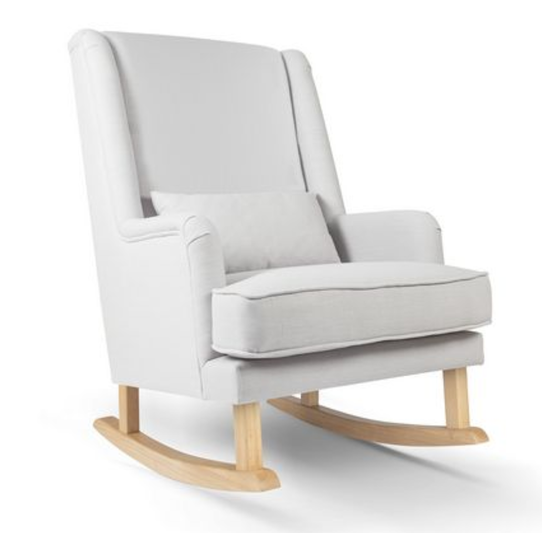 Pink rocking chair for nursery sales